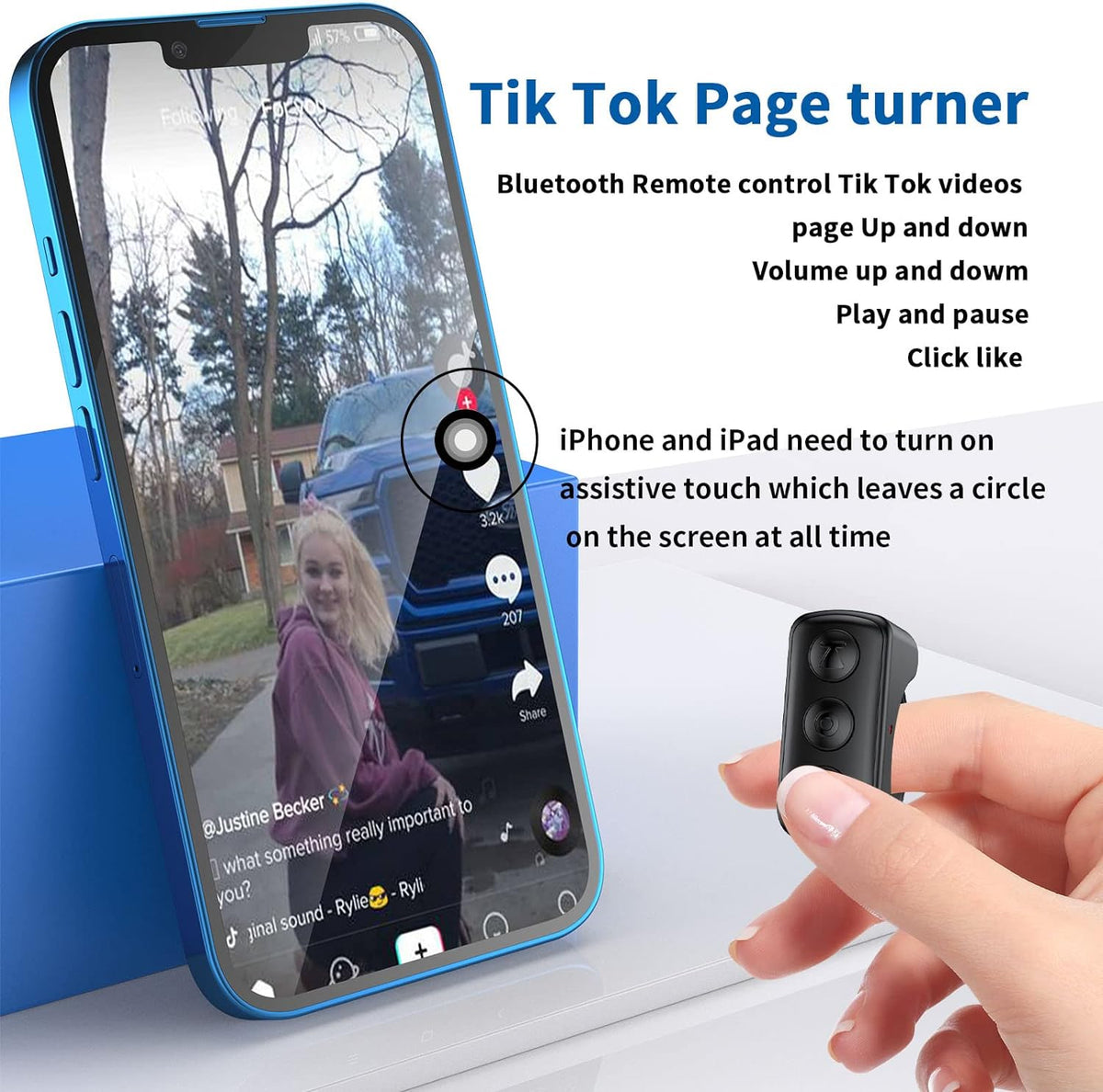 SmartControl Ring: Wireless Remote for Effortless Navigation