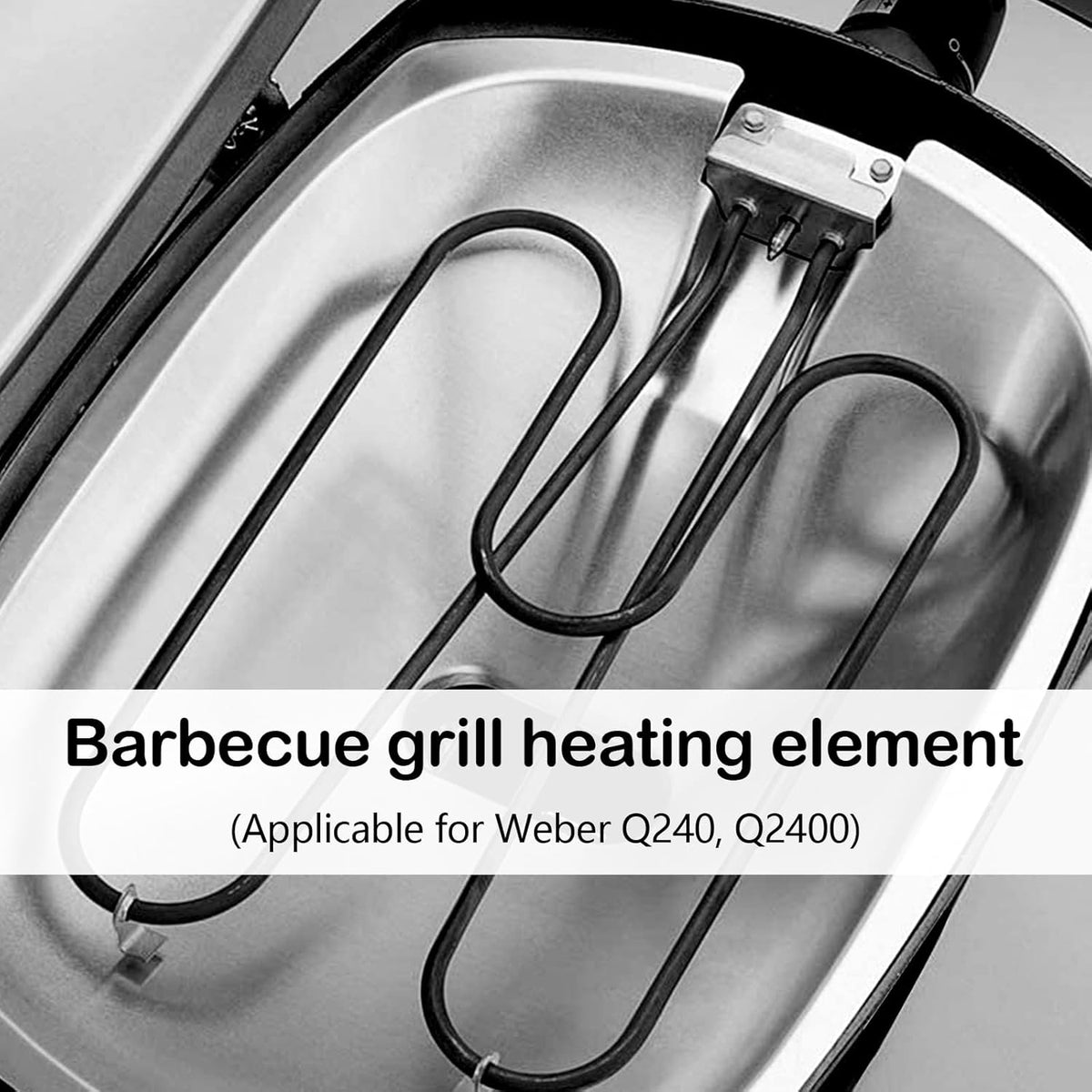 2200W Outdoor Electric BBQ Heating Coil in Stainless Steel