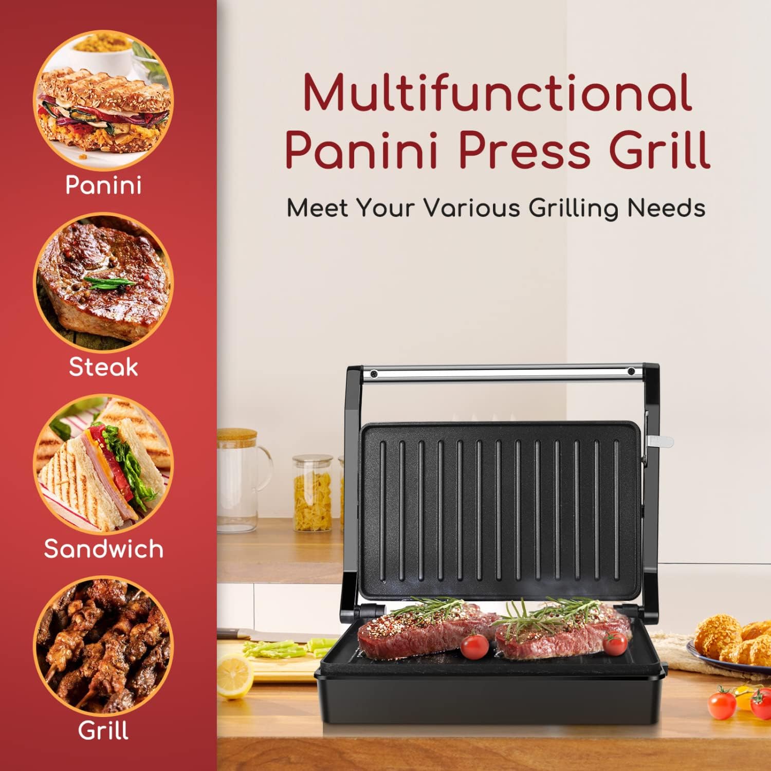 QuickHeat Sandwich Grill & Press