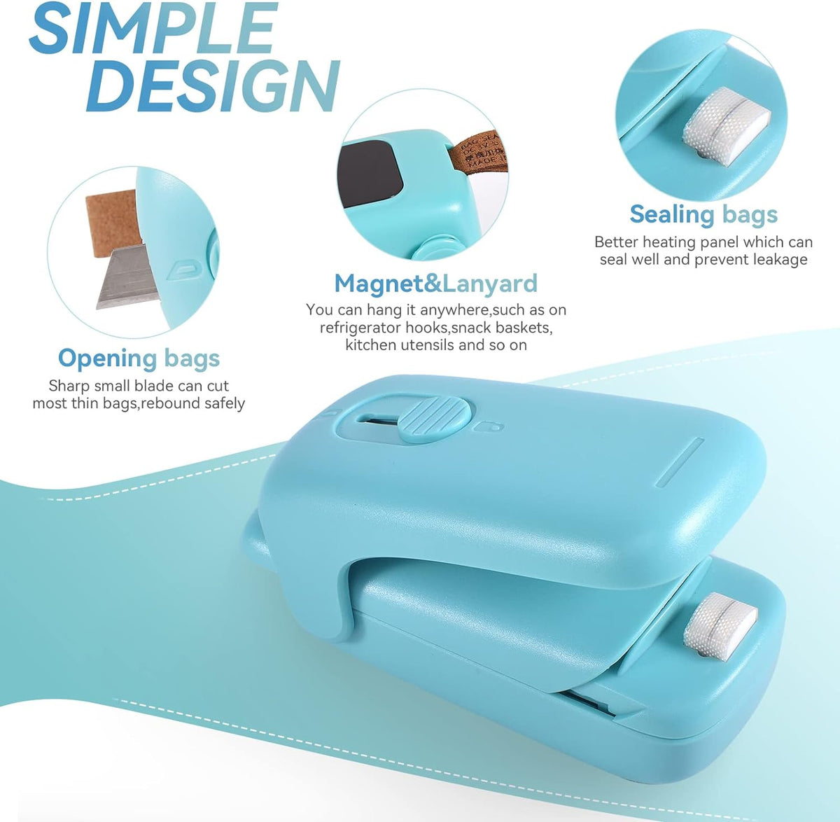 Compact Food Preservation Sealer & Cutter