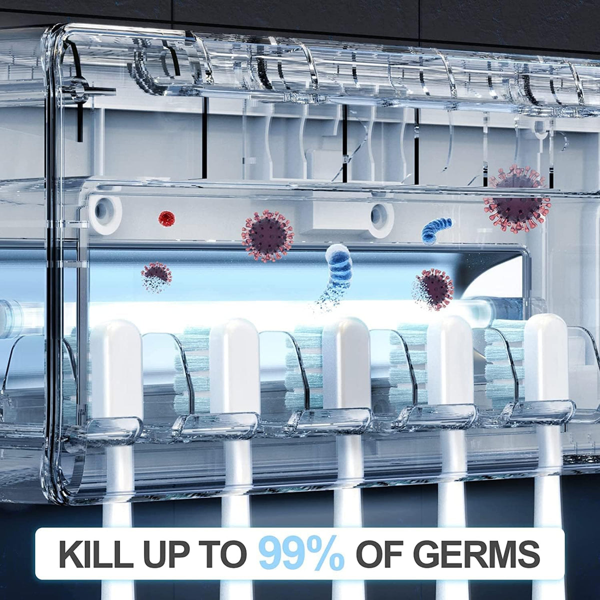 Germ-Free Toothbrush Sanitizing Station