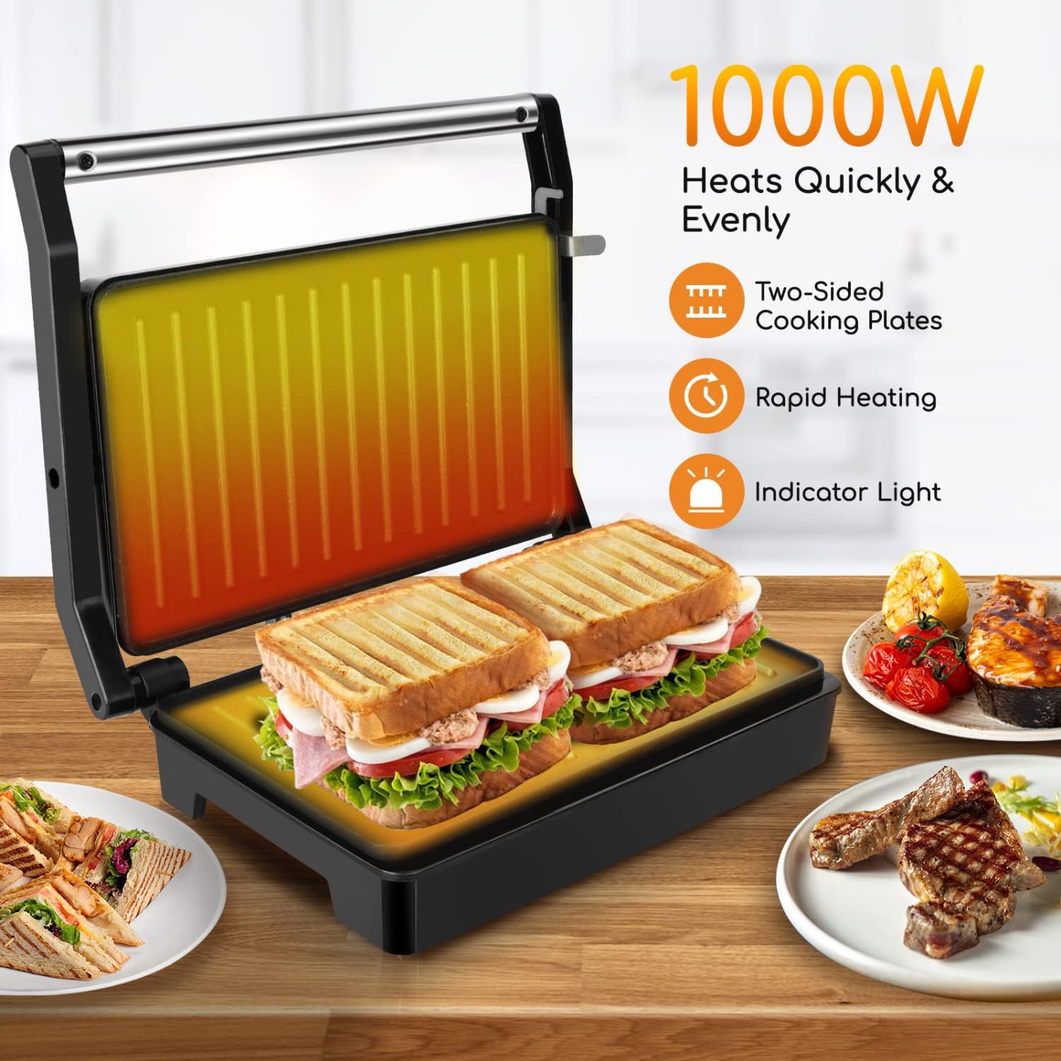 QuickHeat Sandwich Grill & Press