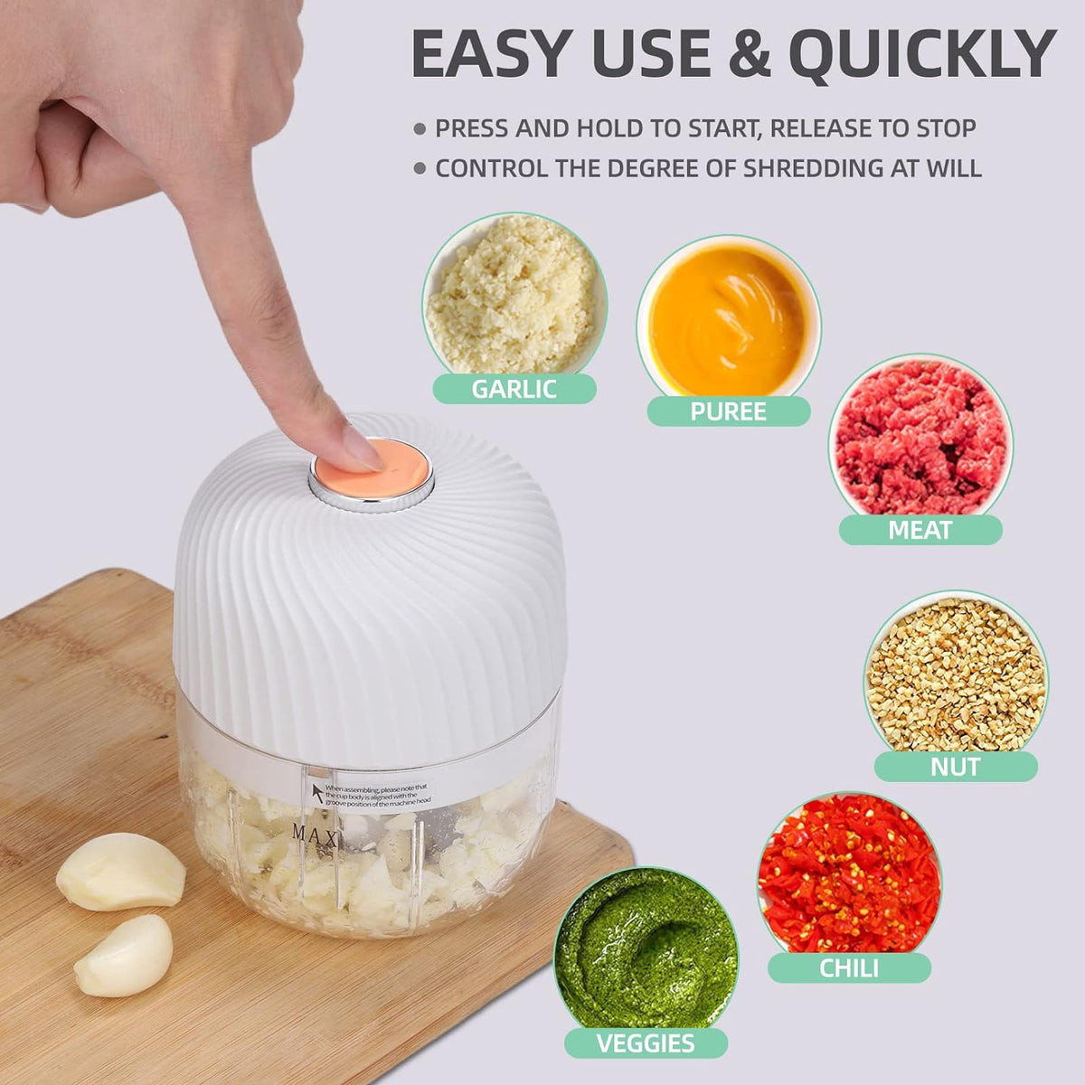 SmartChop Portable Food Processor
