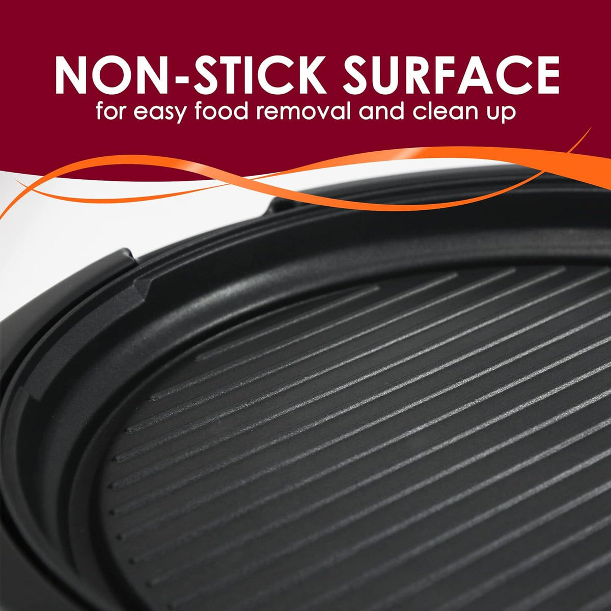 Indoor Nonstick Electric Griddle with Adjustable Heat