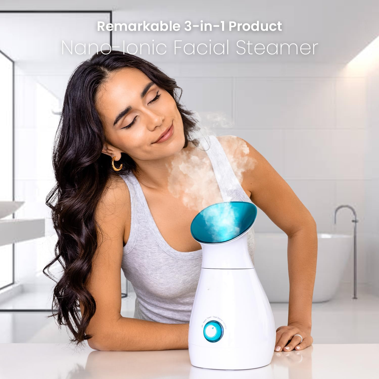 Revitalizing Nano Ionic Facial Steamer for Home Use