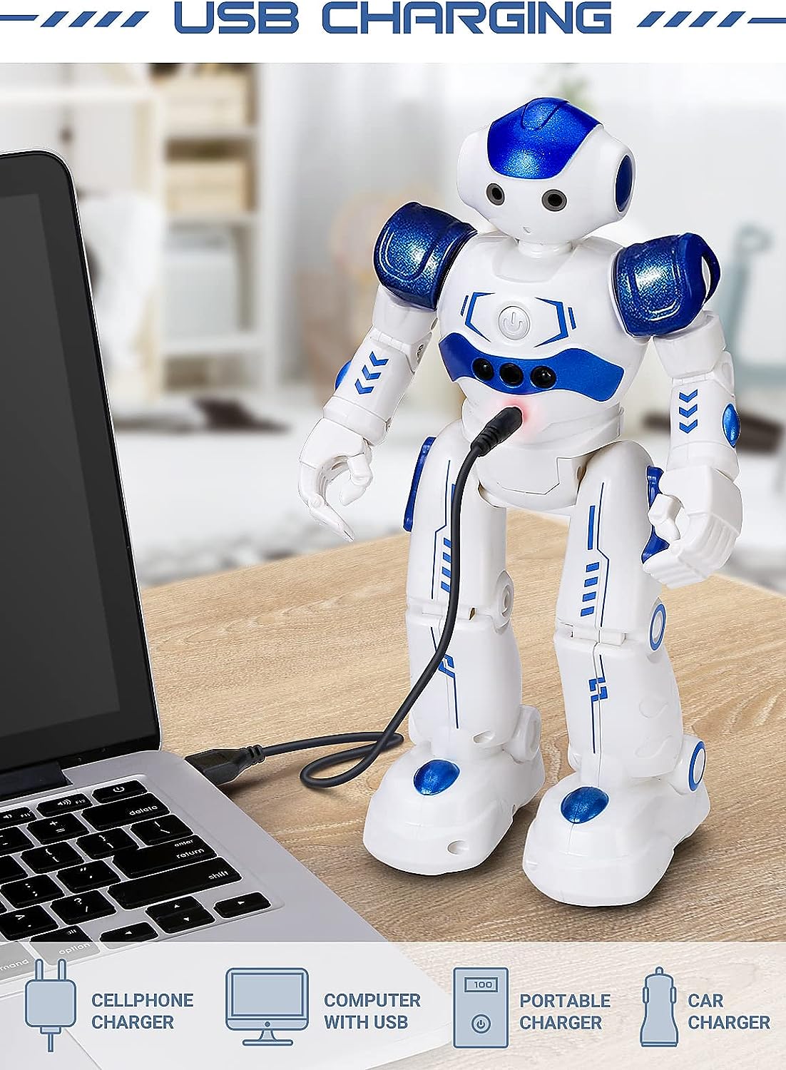 Interactive Gesture-Controlled Robot Companion