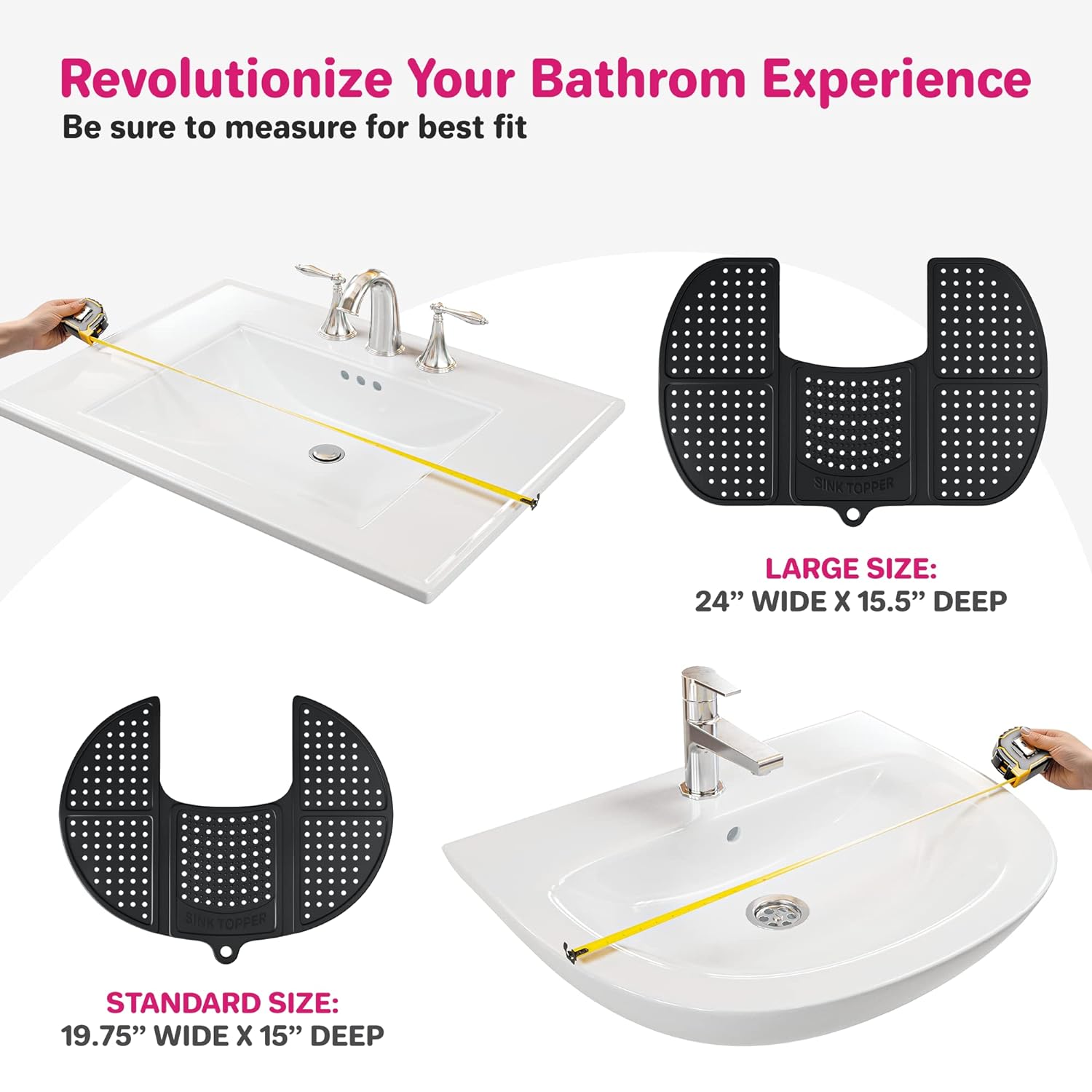 Compact Bathroom Sink Cover for Increased Counter Space