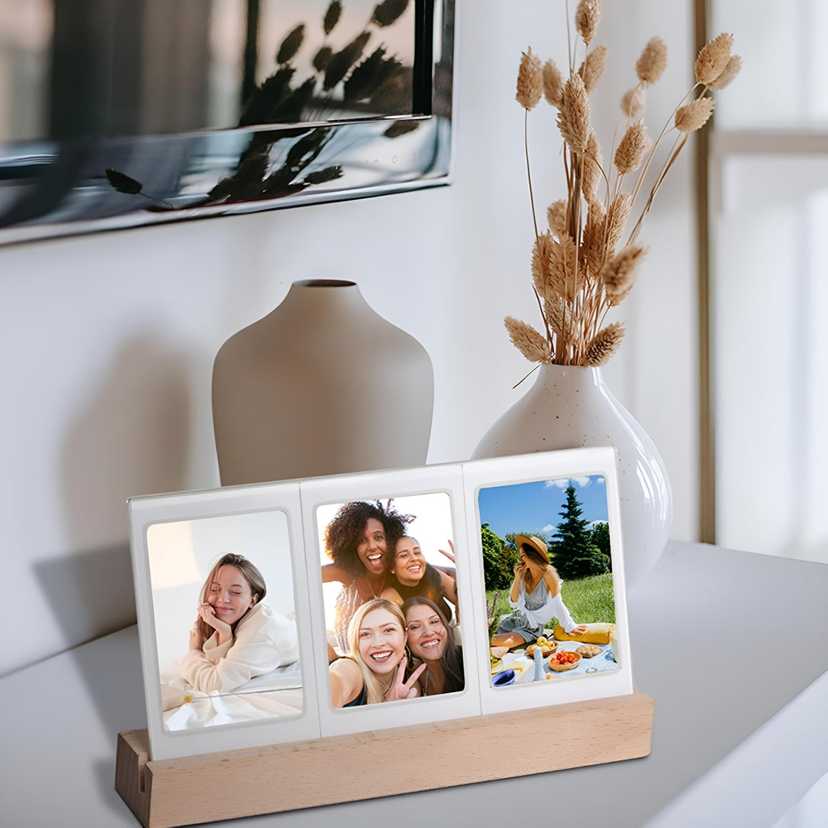 Illuminate Your Memories: Stylish Photo Display Frame