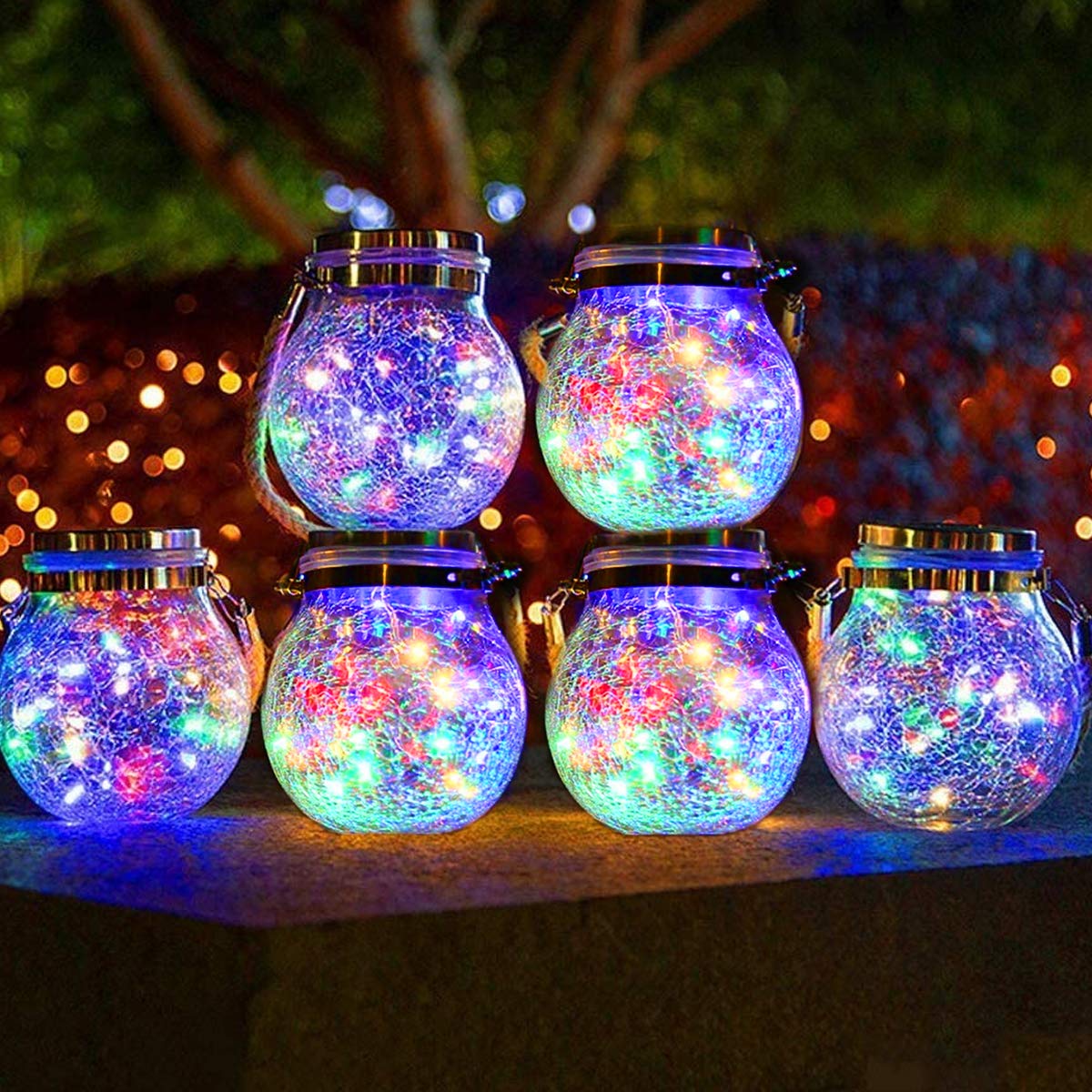 Solar-Powered Jar Light