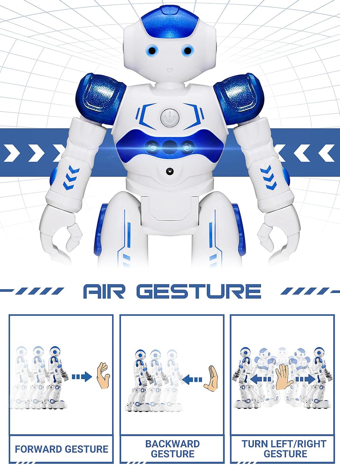 Interactive Gesture-Controlled Robot Companion