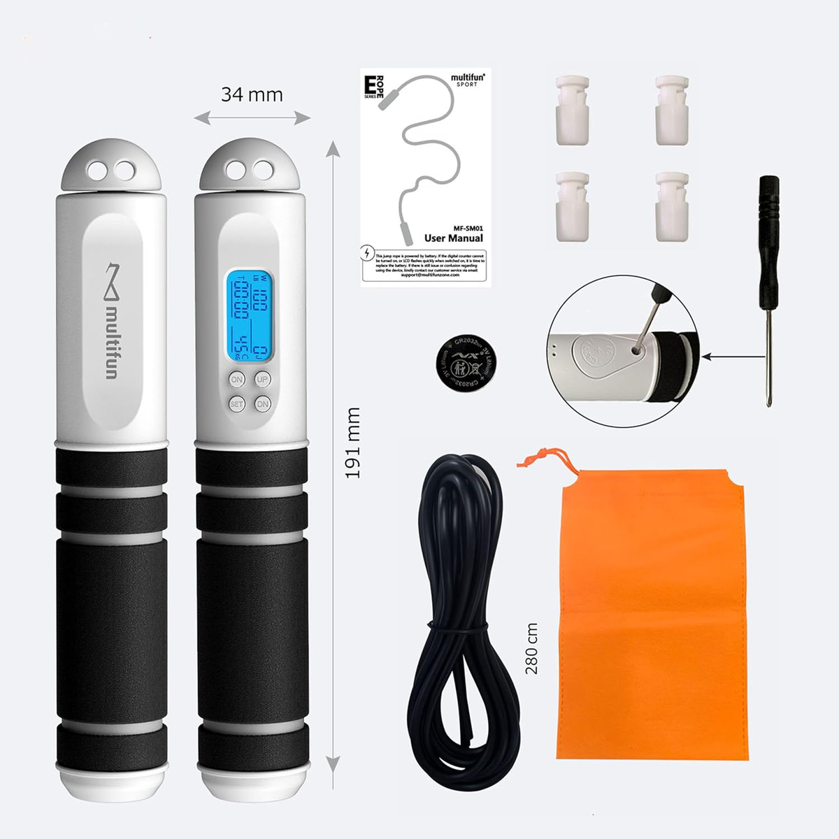 Calorie-Tracking Speed Jump Rope for Fitness Enthusiasts