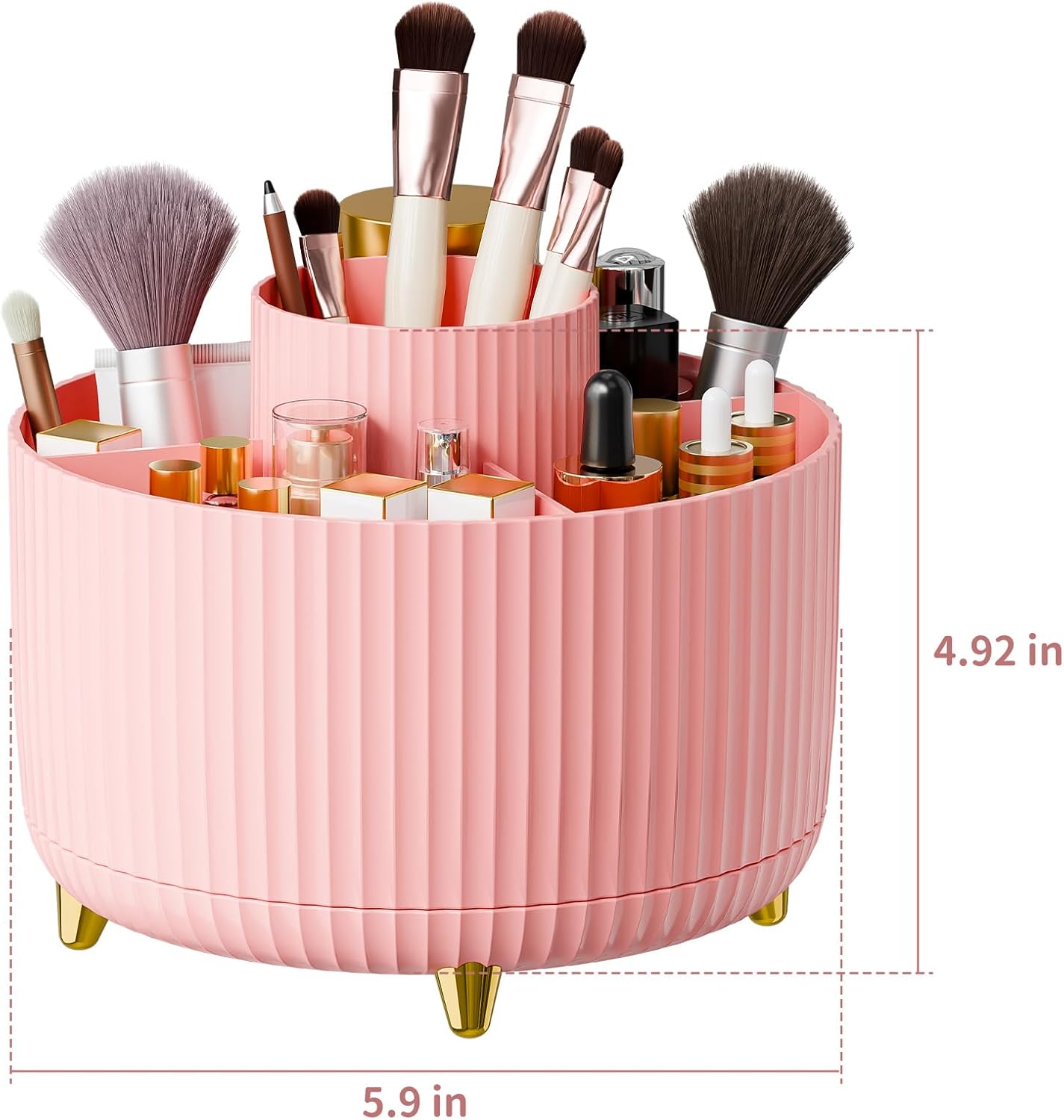 Elegant Beauty Storage Carousel