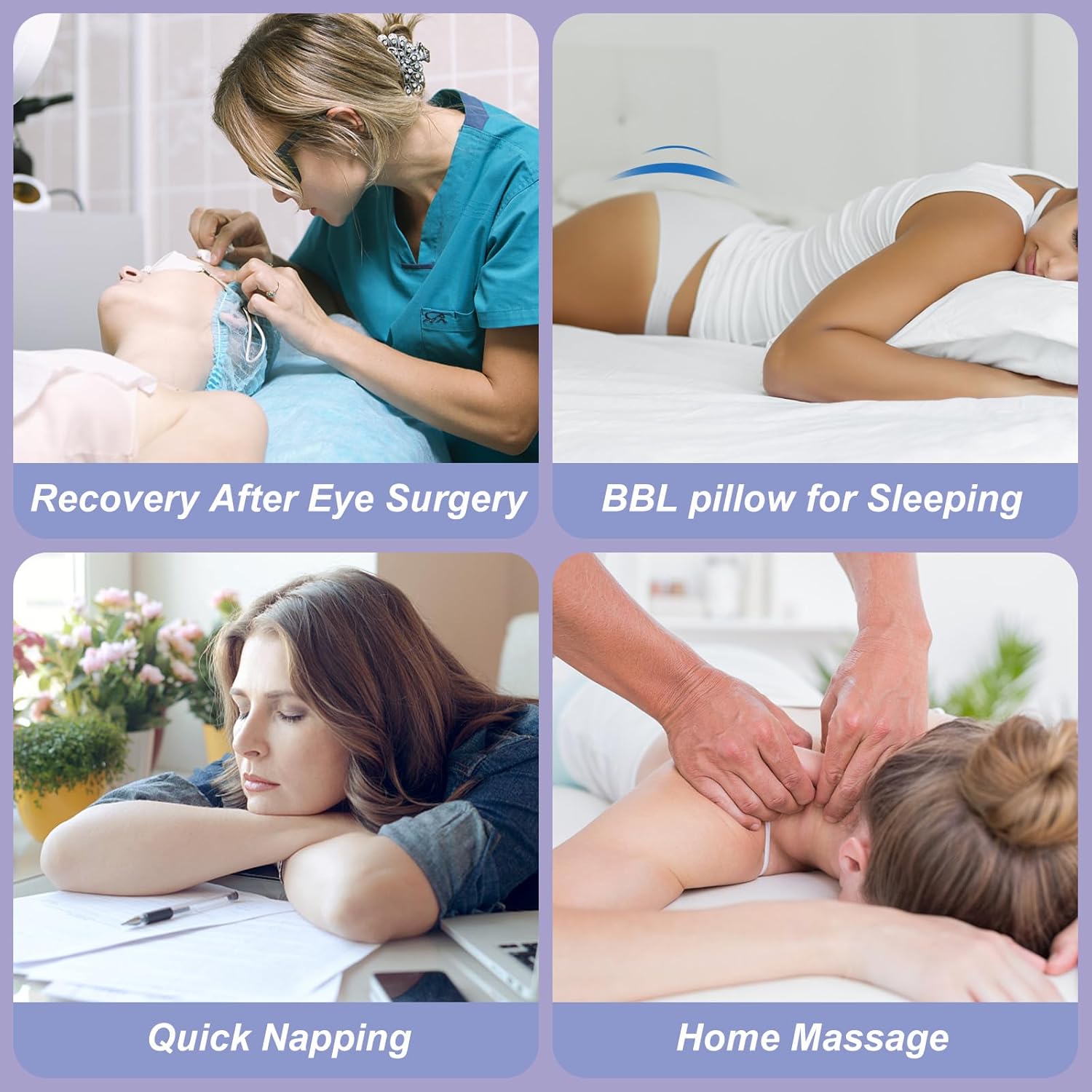Post-Surgery Comfort Pillow for Stomach Sleepers