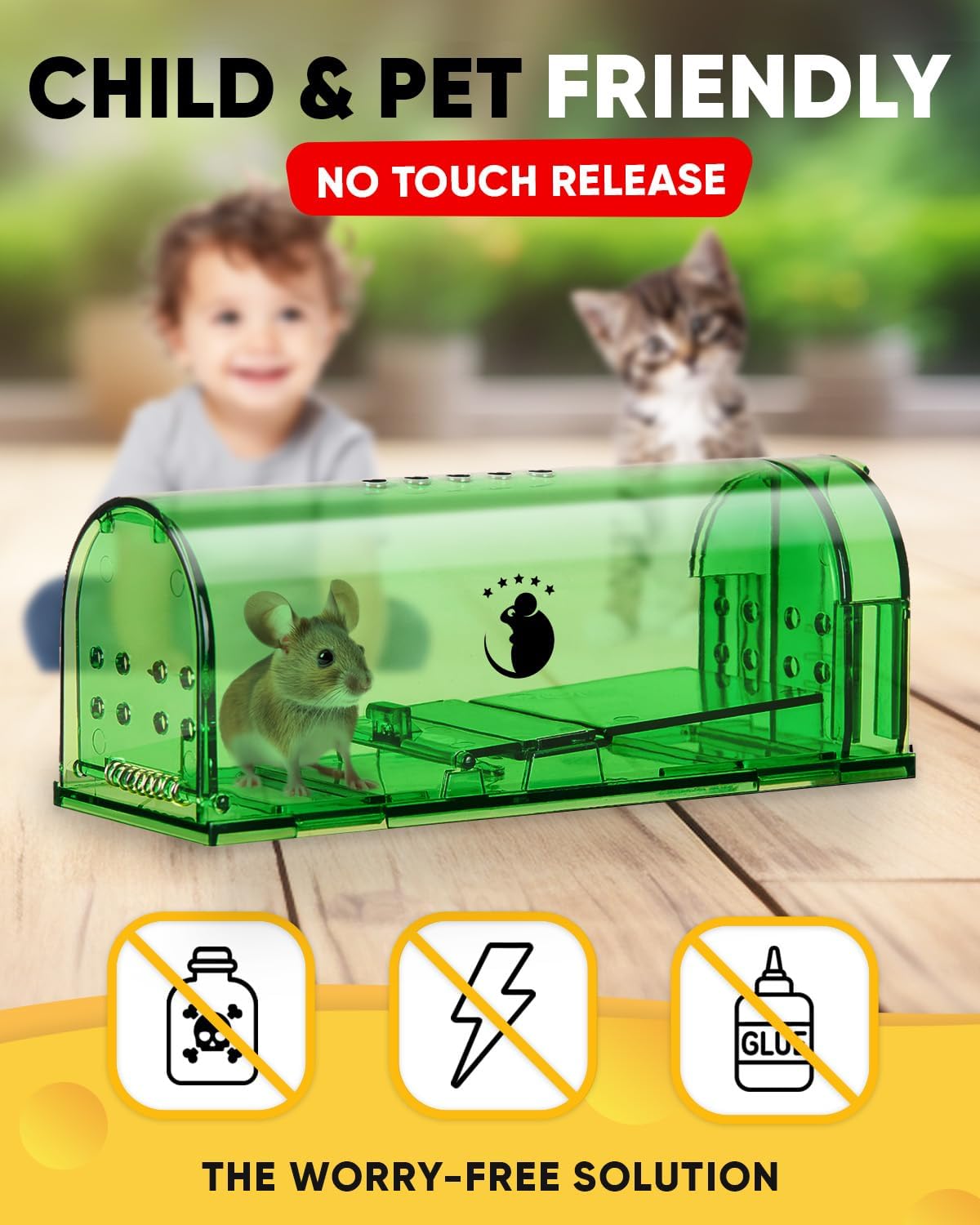 Humane Mouse Capture System - 4 Pack