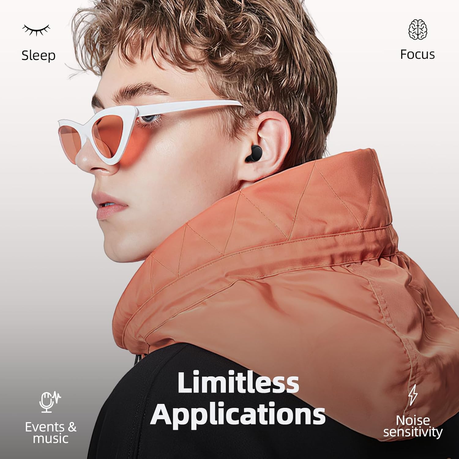 Ultimate Comfort Noise-Reducing Ear Plugs for Sleep and Travel