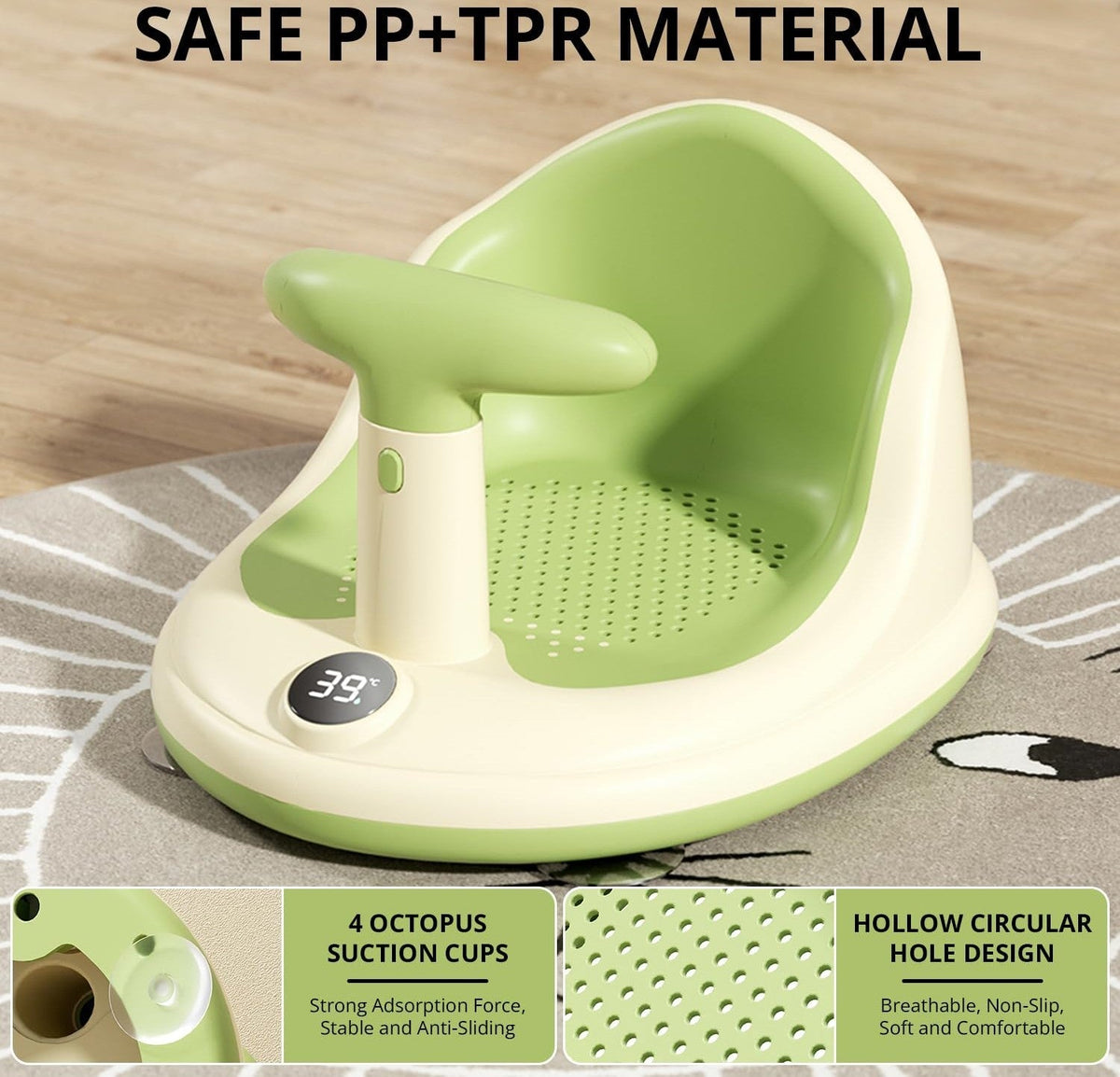Comfortable Baby Bath Support Seat