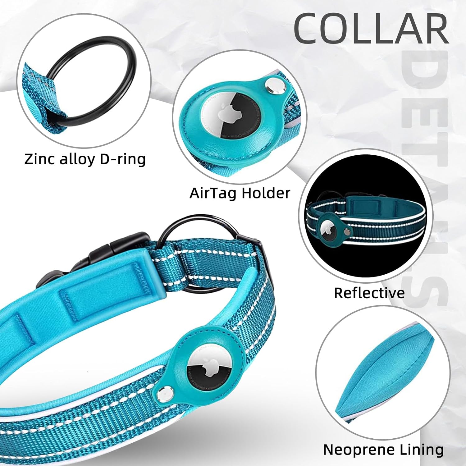 SmartTrack Dog Collar with Integrated Locator