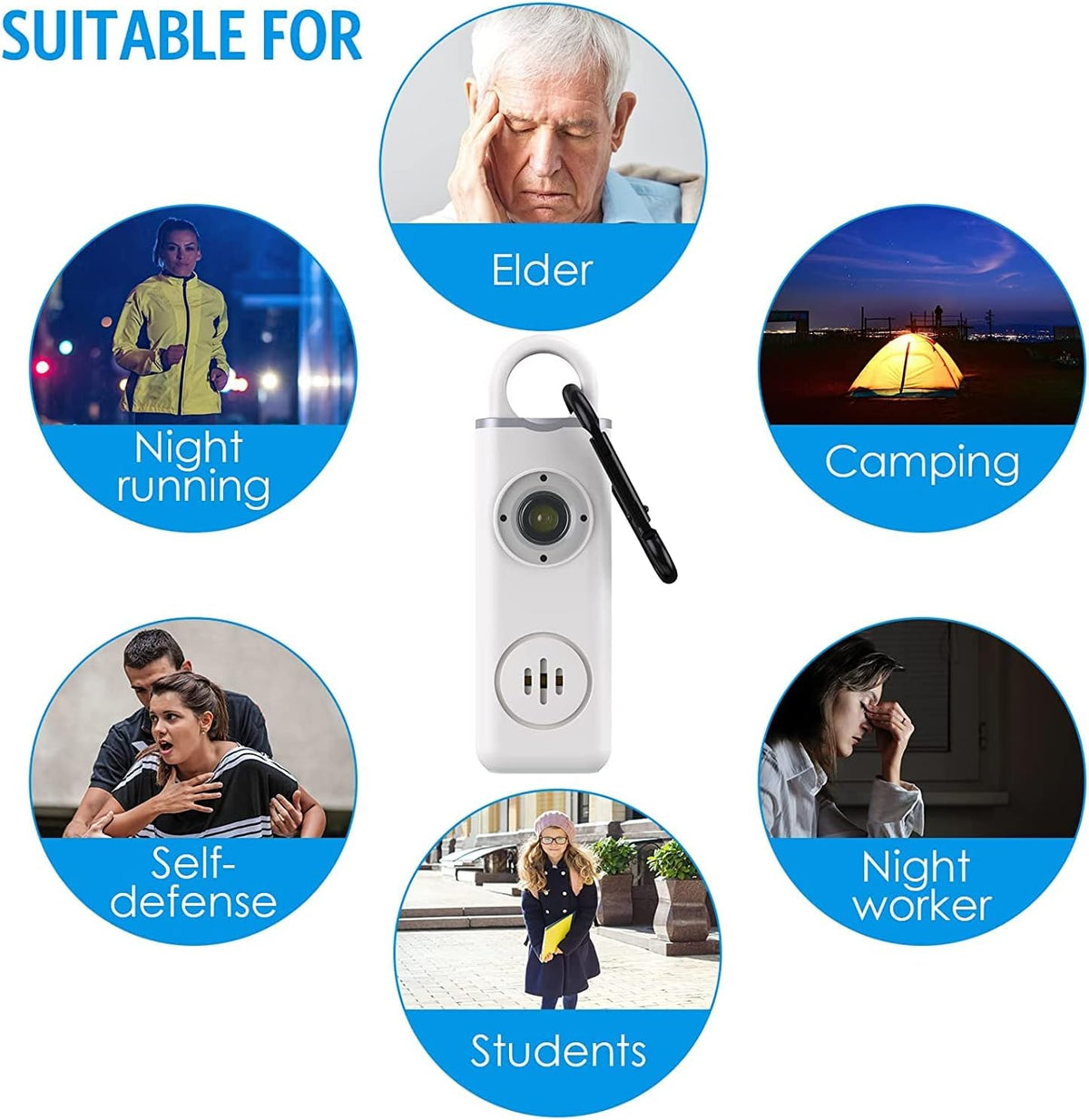 Keyring Personal Alarm – Buy One, Get One Free