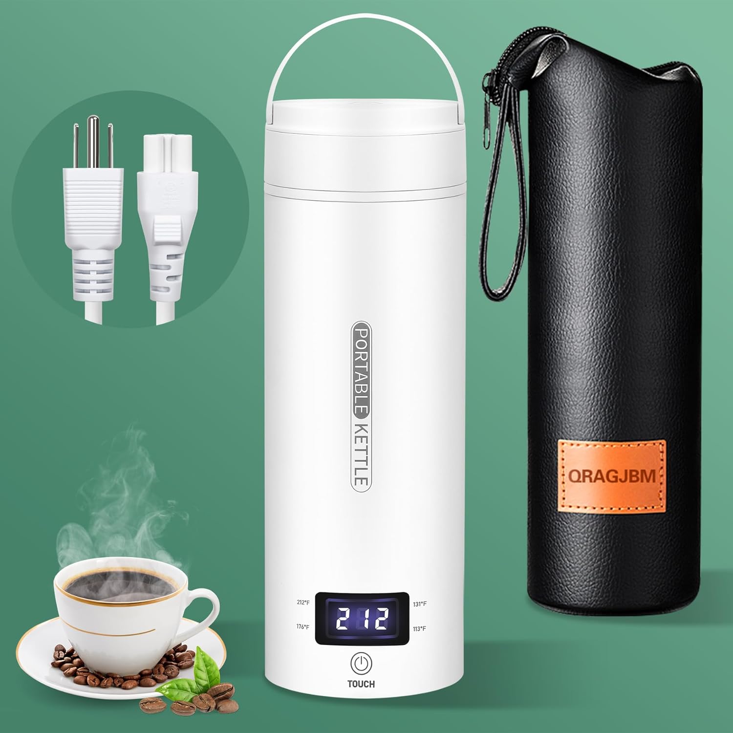 Compact Electric Travel Kettle for On-the-Go Brewing