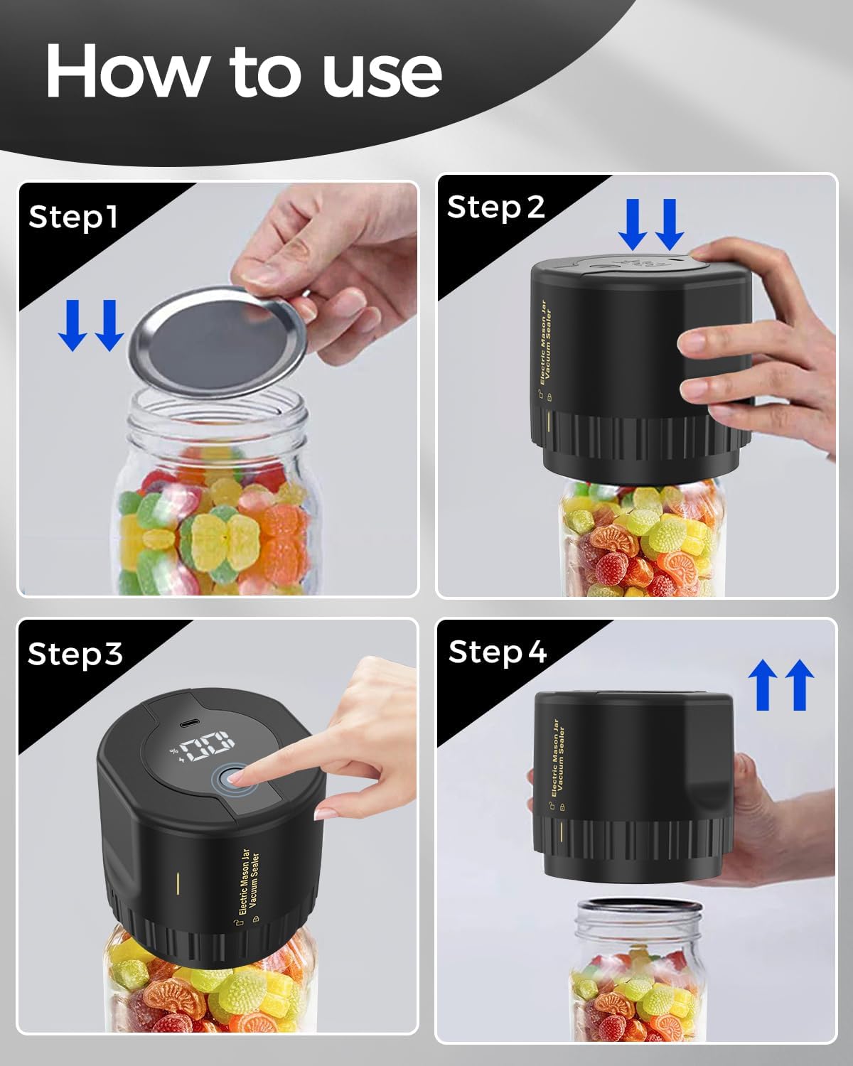 SmartVac Mason Jar Sealing System