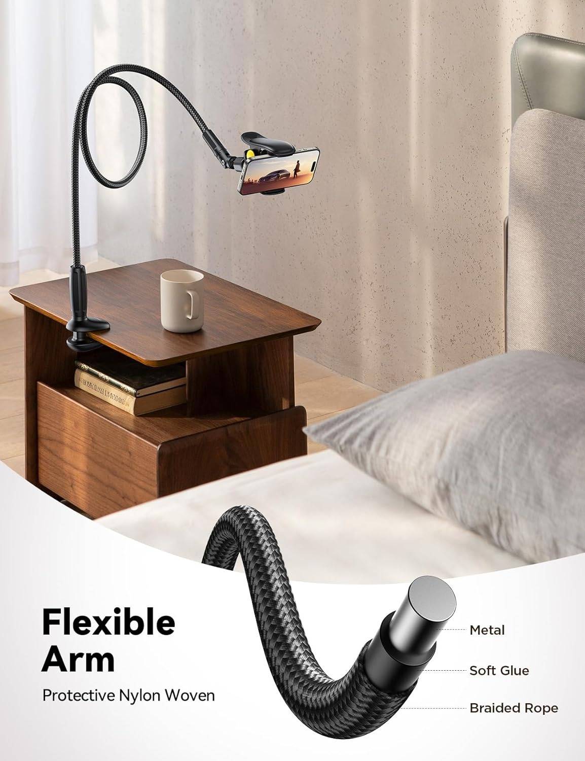 Adjustable Bedside Phone Cradle