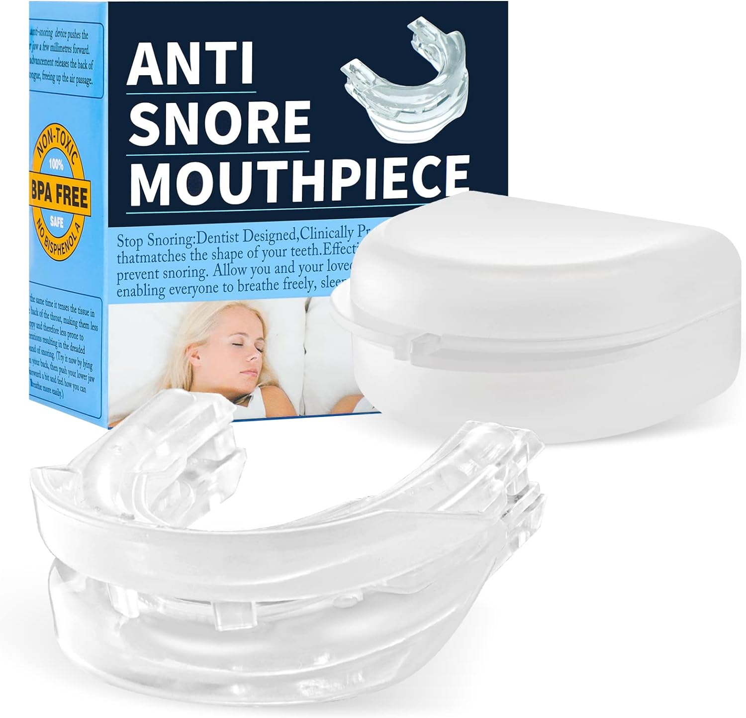 Snore-Free Sleep Solution Mouthpiece for Better Rest