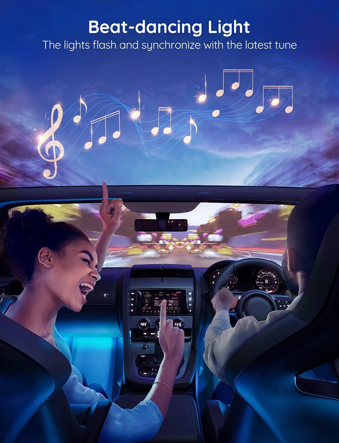 Customizable LED Light Strips for Your Car Interior