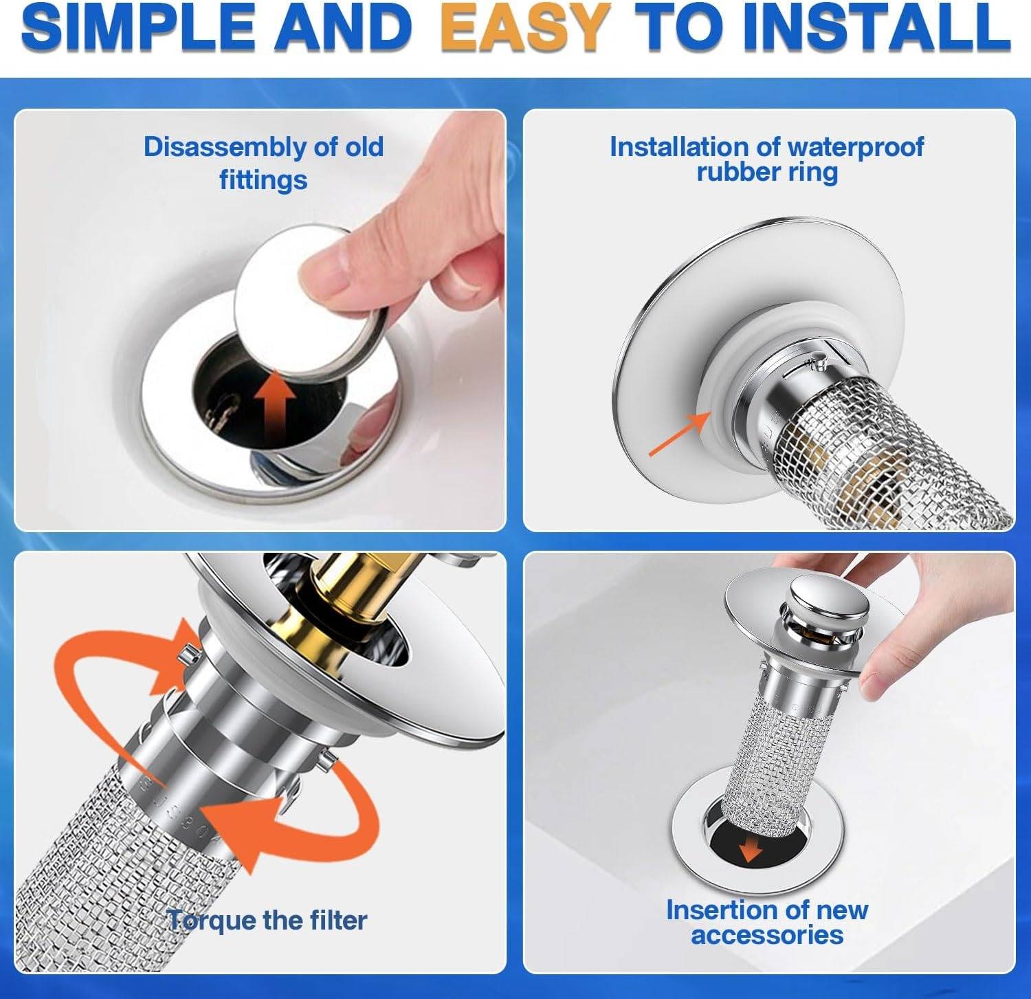 Ultimate Sink Stopper for Odor and Pest Protection