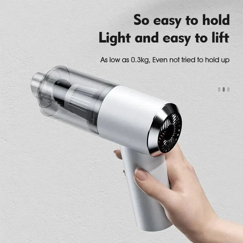 Compact Cordless Car Vacuum with Powerful Suction