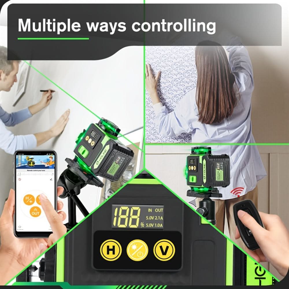 PrecisionPro 360° Laser Level Tool for Perfect Alignment