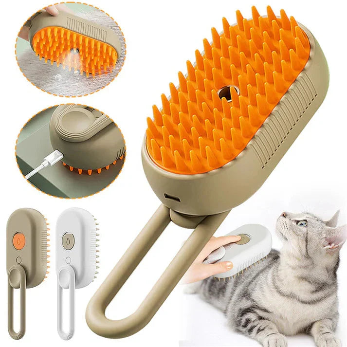 GentleSteam Cat Grooming Brush