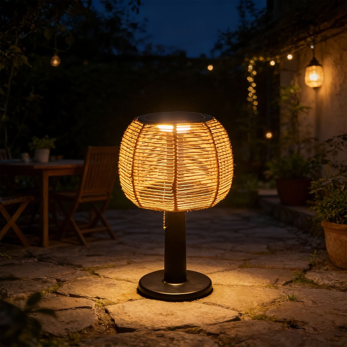 RadiantGlow – Vintage Solar Outdoor Lantern