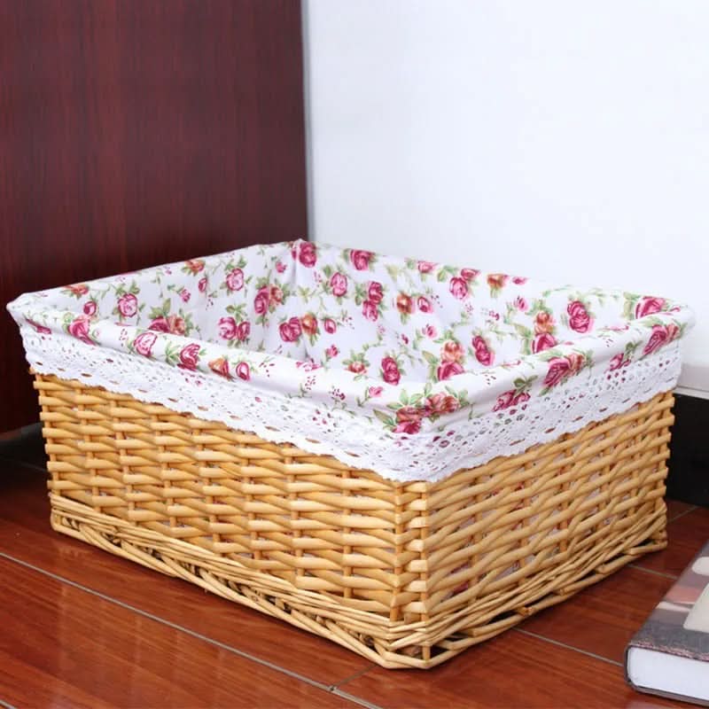 Charming Woven Storage Basket for Home Organization