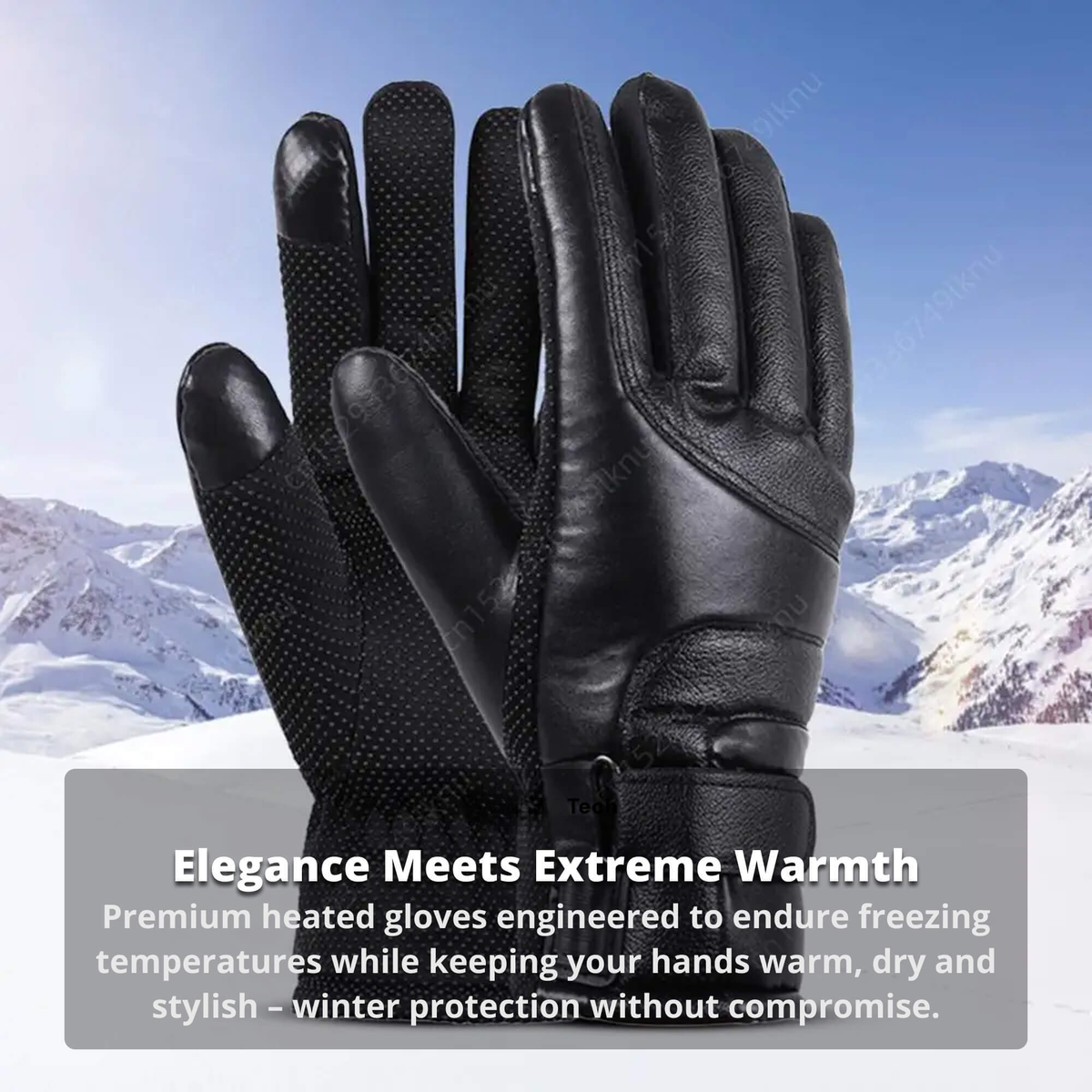 Rechargeable Winter Gloves for Women – Waterproof Heated Comfort