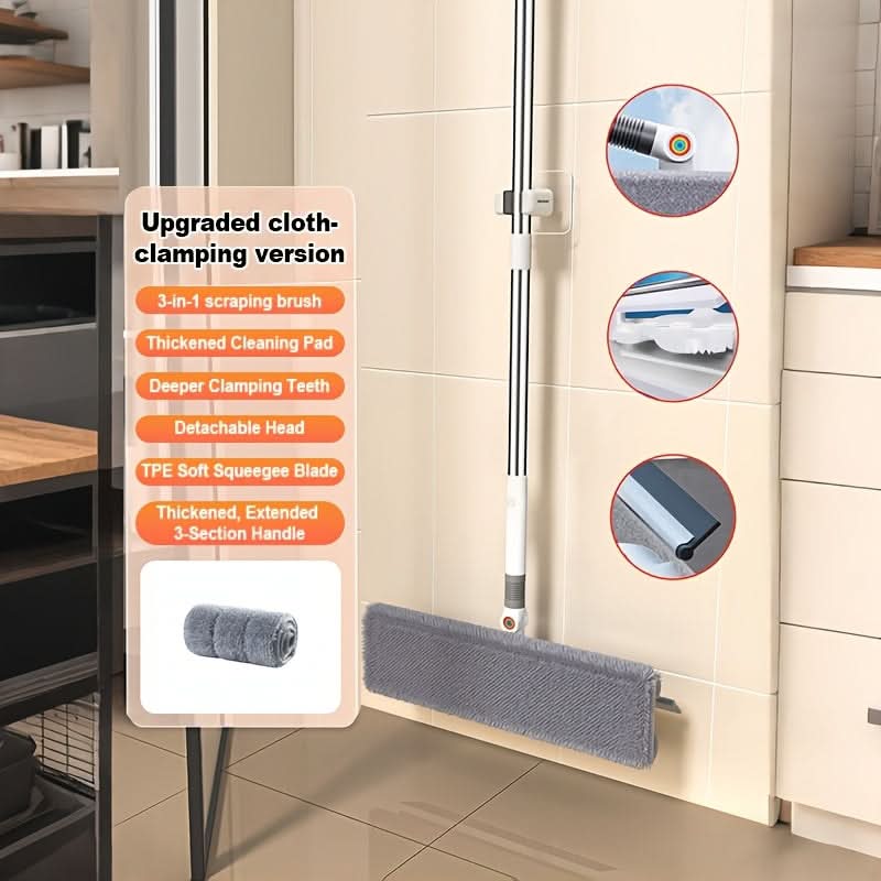 ClearView Pro – 360° Versatile Glass Cleaning Tool with Extended Handle