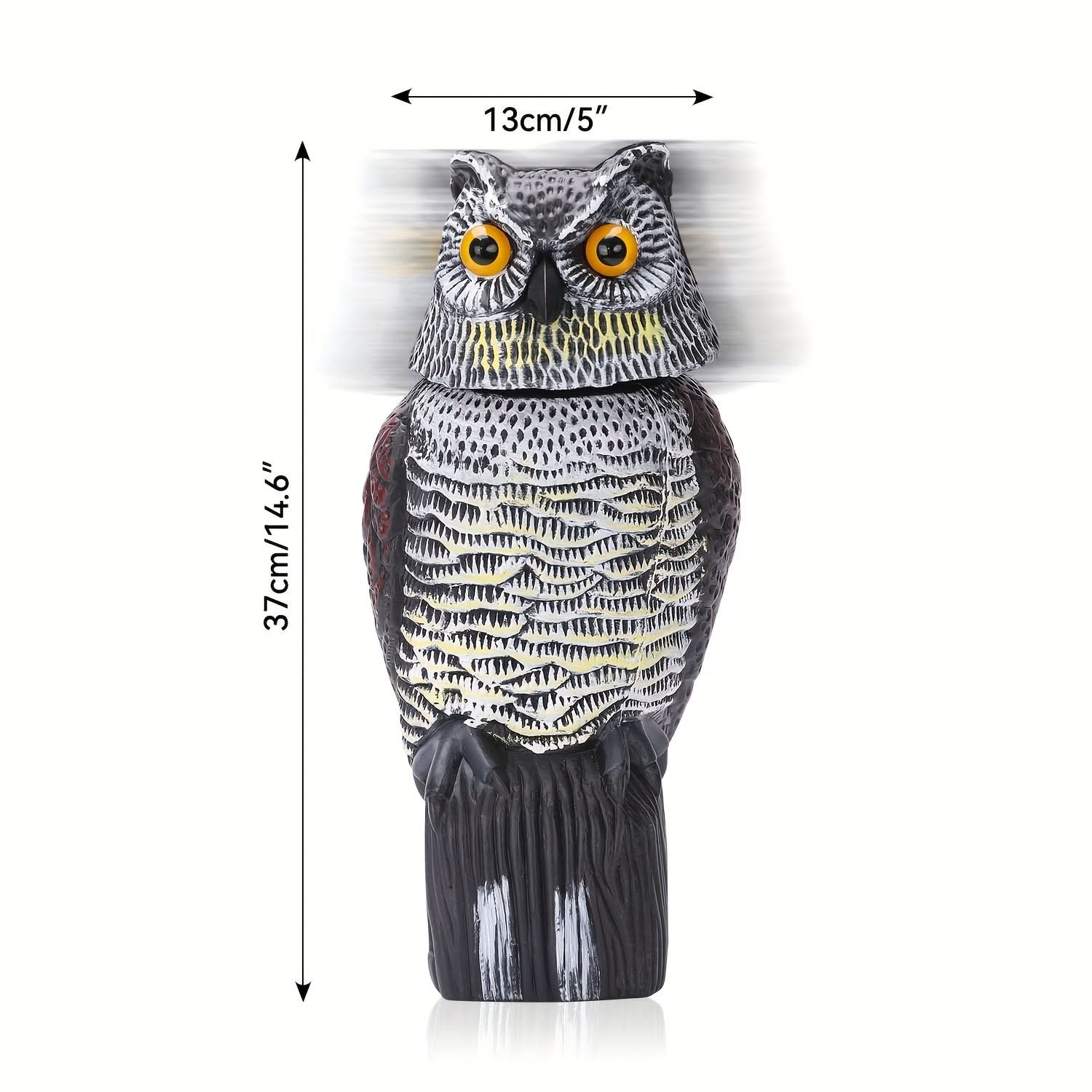 Guardian Owl: Realistic Decoy for Effective Bird Control