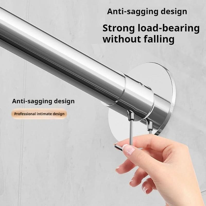 VersaCurve Adjustable Shower Curtain Rod for Corner Spaces