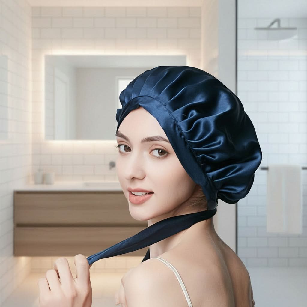 SilkDream Adjustable Sleep Bonnet for Hair Protection