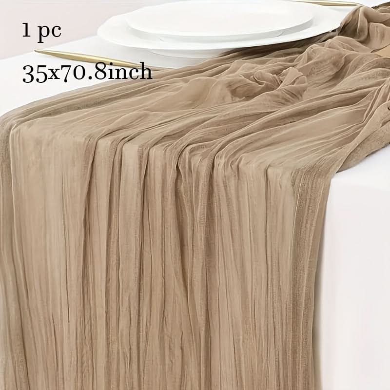 Textured Soft Table Cover for Stylish Celebrations