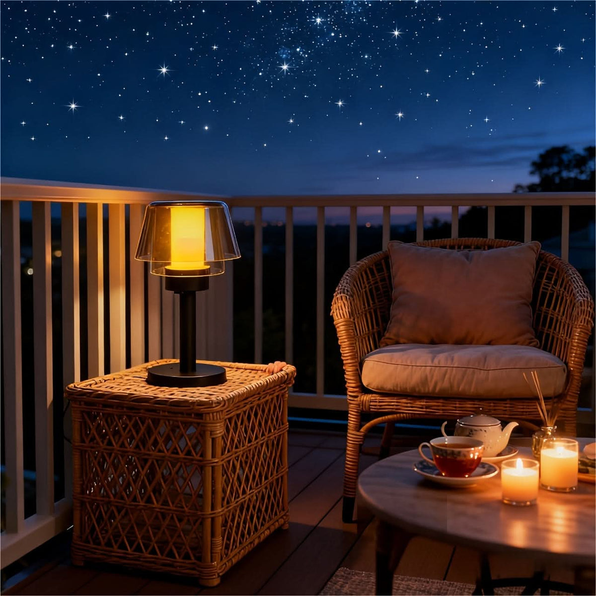 LumiGlow – Versatile Solar Table and Pathway Light