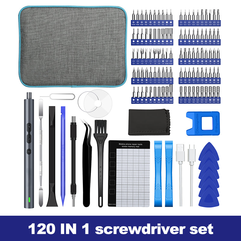 ProTorque Electric Screwdriver Master Kit - 120 Tools Included