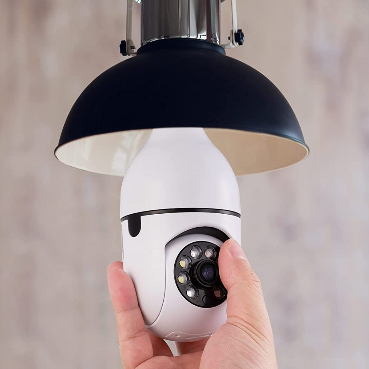 All-in-One Smart Light Bulb Security Camera