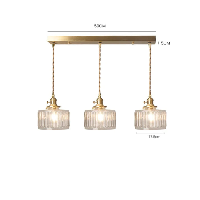 Celestial Vintage Crystal Hanging Light Fixture