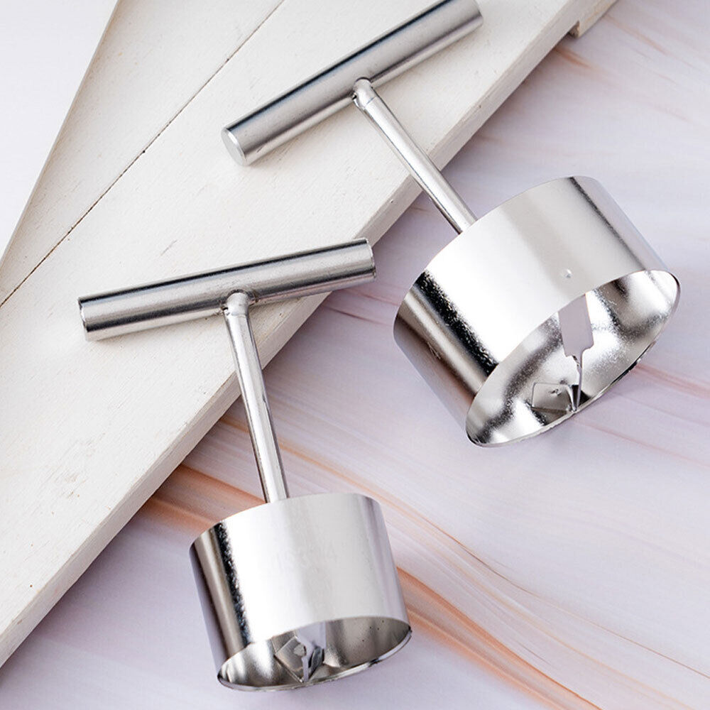 Stainless Steel Core & Slice Tool for Fruits and Vegetables