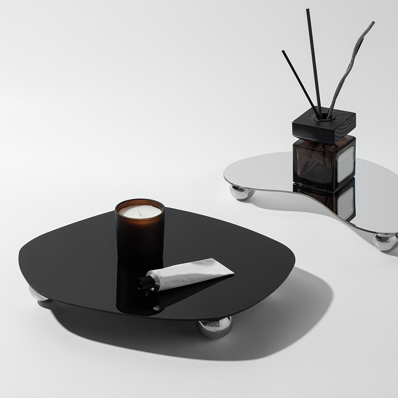 Decorative Acrylic Tray for Candles and Fragrance Sticks
