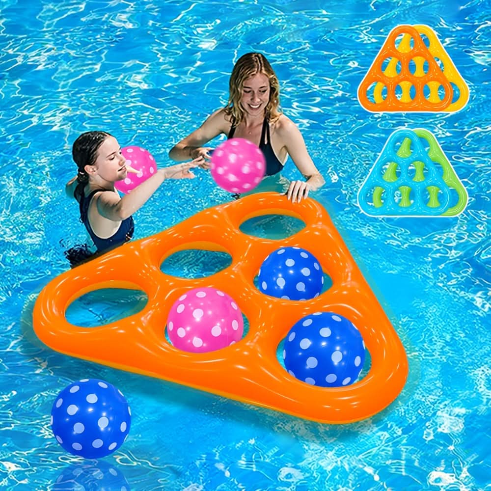 AquaFun Triangular Toss Game for Ultimate Water Play
