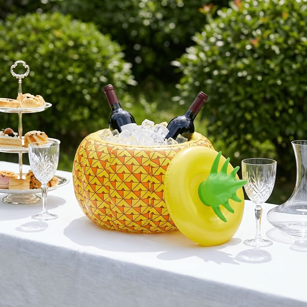 Pineapple Oasis – Inflatable Ice Bucket for Summer Fun