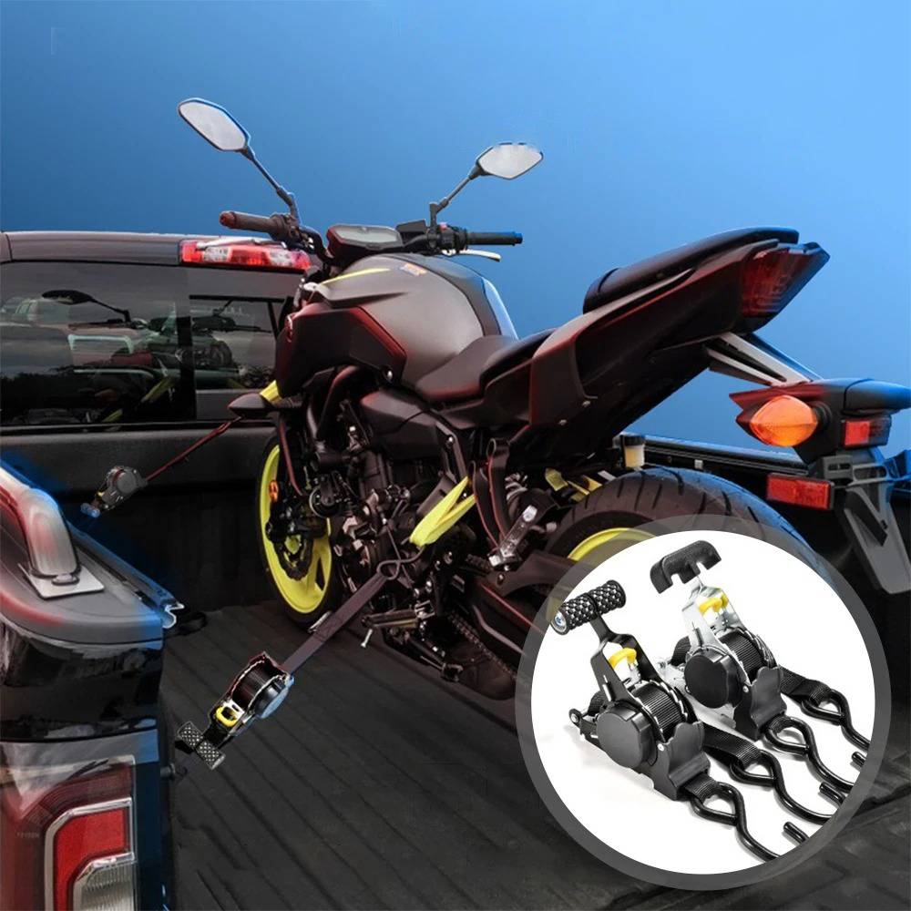 2-Pack Self-Retracting Cargo Straps