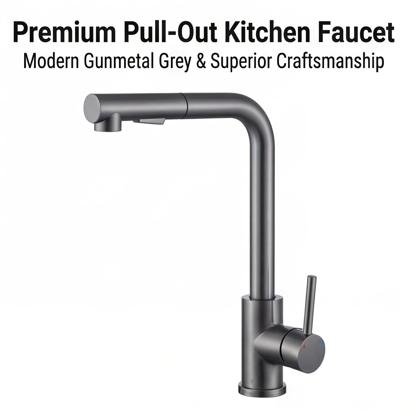 Streamline Pull-Down Kitchen Faucet with Elegant Design