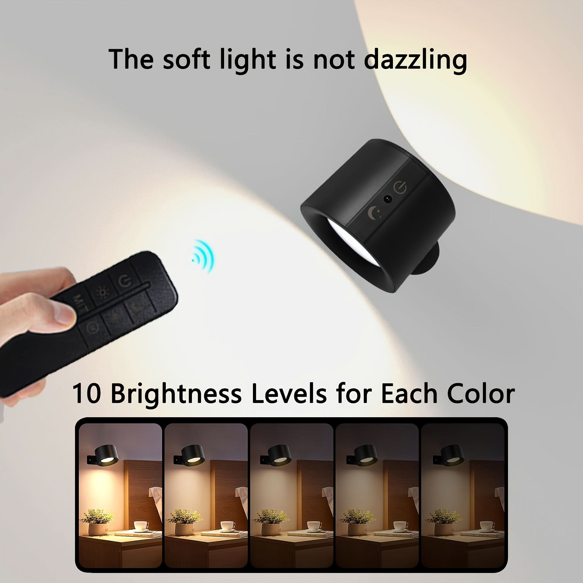 AuraFlex – Versatile Rechargeable Wall Light